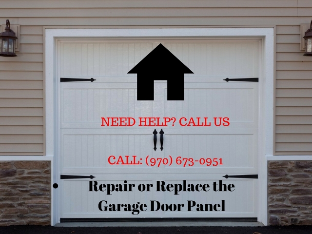 Repair or Replace the Garage Door Panel in Greeley