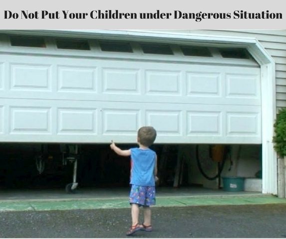 Garage Door Safety For Children, Kids