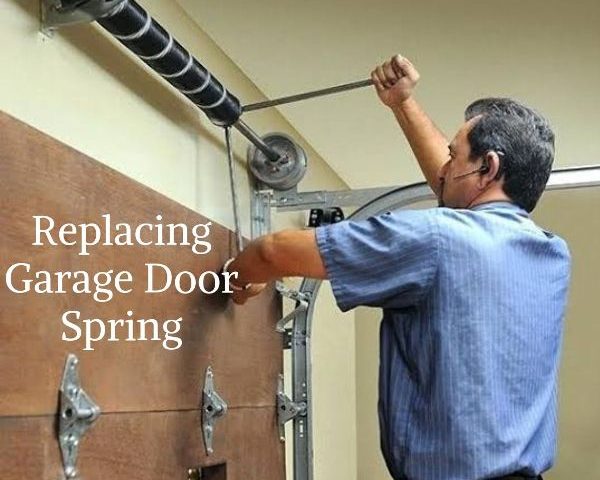Repair Or Replace A Garage Door Spring, Commercial Garage Door Spring Replacement Cost