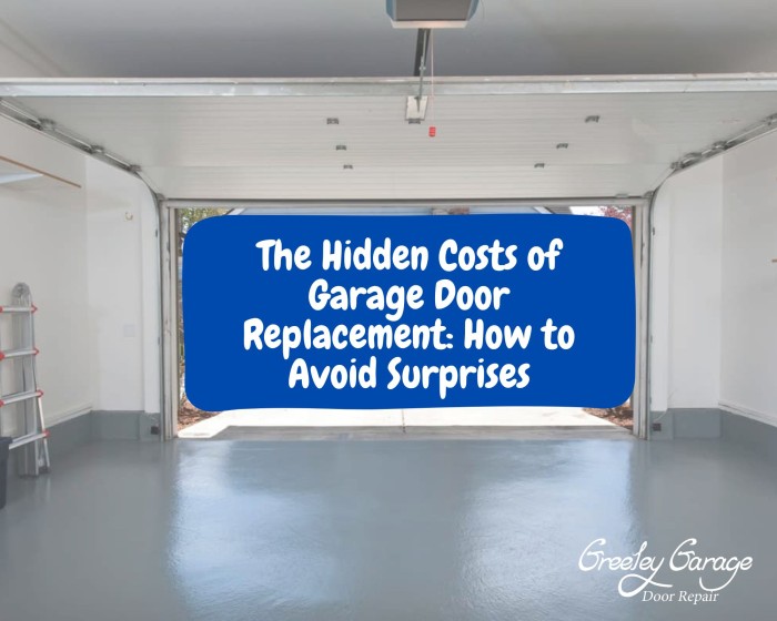 Costs of Garage Door Replacement