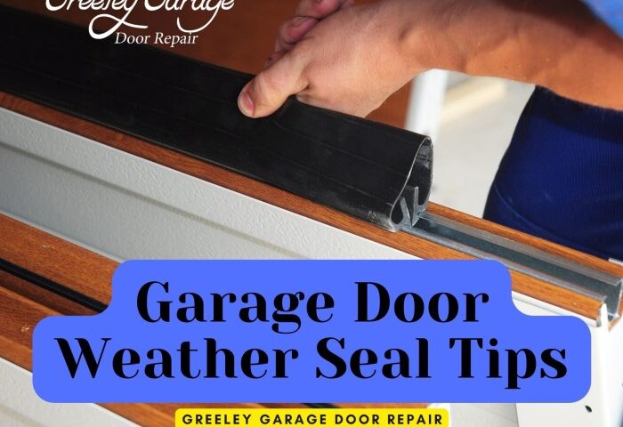 Garage Door Weather Seal Tips