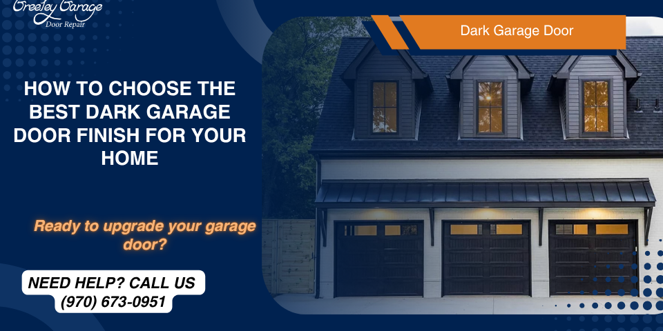 Best Dark Garage Door Finishes for Your Home