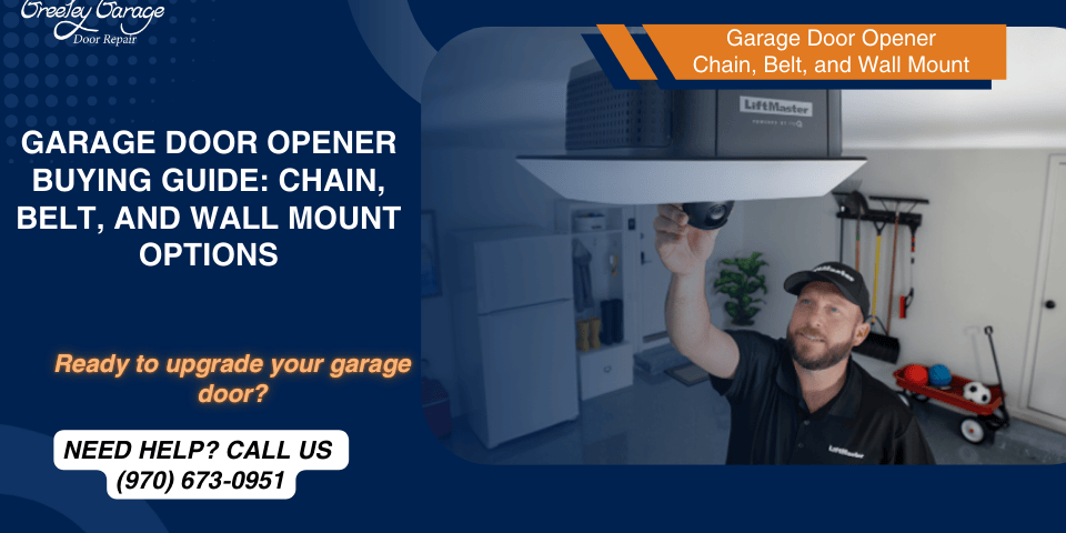 Garage Door Opener Buying Guide for Colorado State
