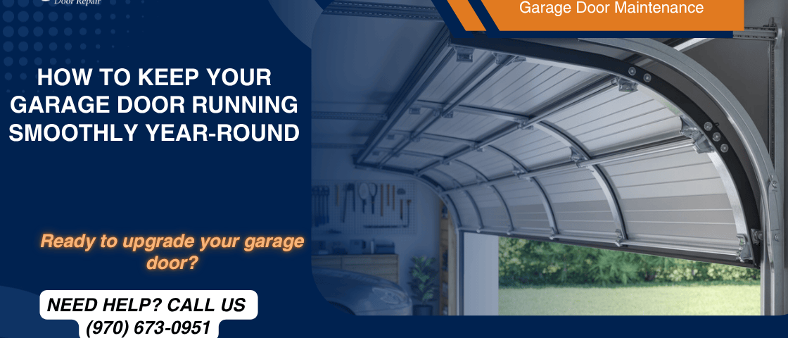 New garage door running smoothly year-round on a modern home.