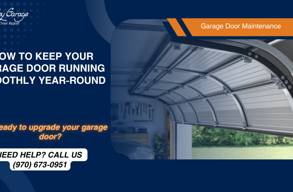 New garage door running smoothly year-round on a modern home.