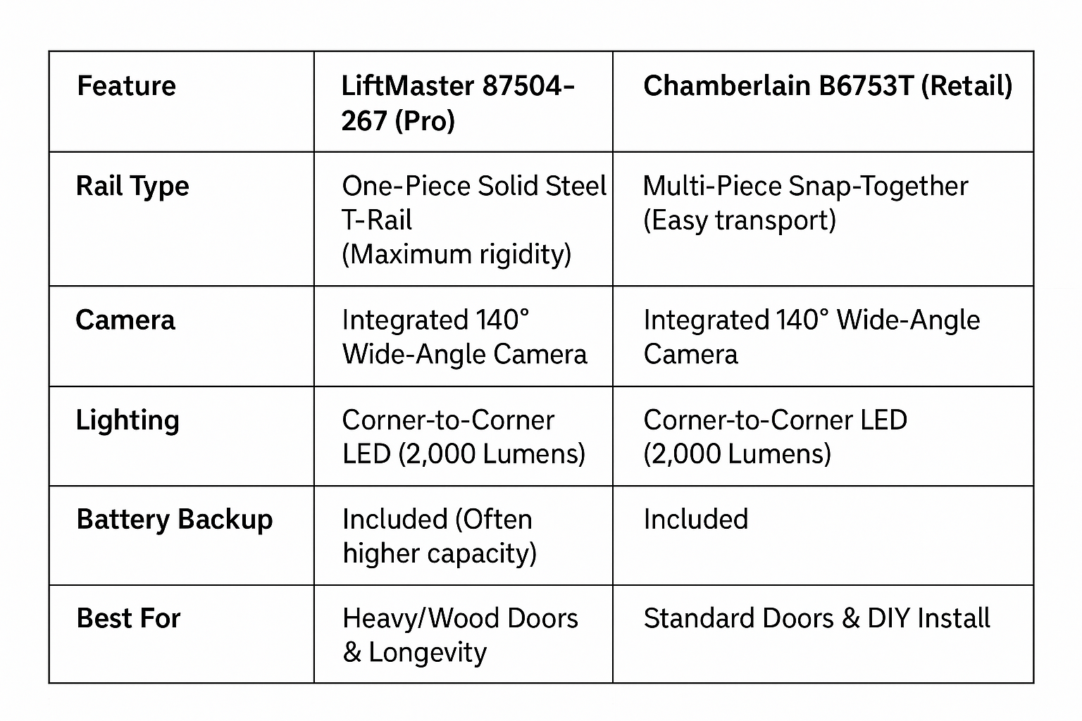 LiftMaster vs. Chamberlain: Which Garage Door Opener is Best? (2026 ...
